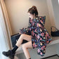 Winter Padded Jacket Women's Short Padded Jacket Printed Loose Bread Jacket Thick Fashion Jacket