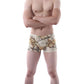 WTEMPO 4 Pcs Boxer Map Underwear Shorts Sexy Modal Fashion Boxers Male Underpants