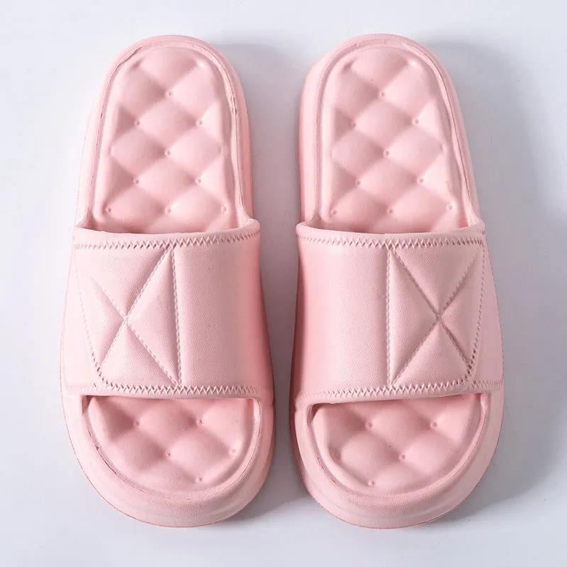 Summer Women Slippers Thick Platform Indoor Bathroom Slipper Soft EVA Anti-slip Home Slippers Slides Sandals