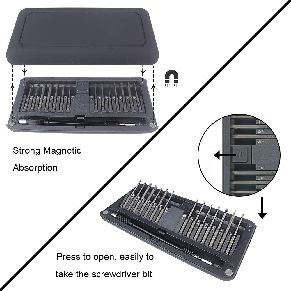 30 In 1 Screwdriver Set Multi-function Screw Driver Bits Screwdrivers for Phone Watch Home Appliances Repair Hand Tools