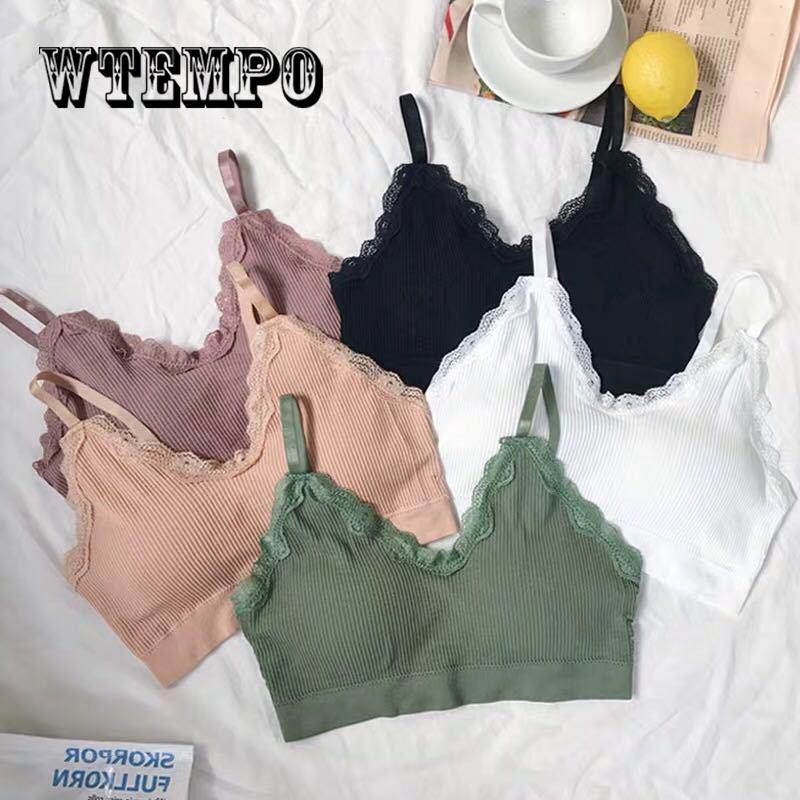 Women Sport Bra Fitness Top Yoga Bra For Cup A -D Black White Daily Wear Wire Free Seamless Solid