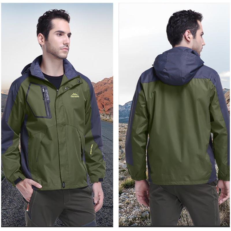 Oversized Thin Autumn and Winter Jacket Men's Windproof and Waterproof Outdoor Mountaineering Suit