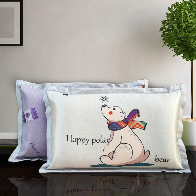 Summer Ice Silk Mat Pillowcase with Encryption Thickening Double-sided Usable Rattan Pillowcase