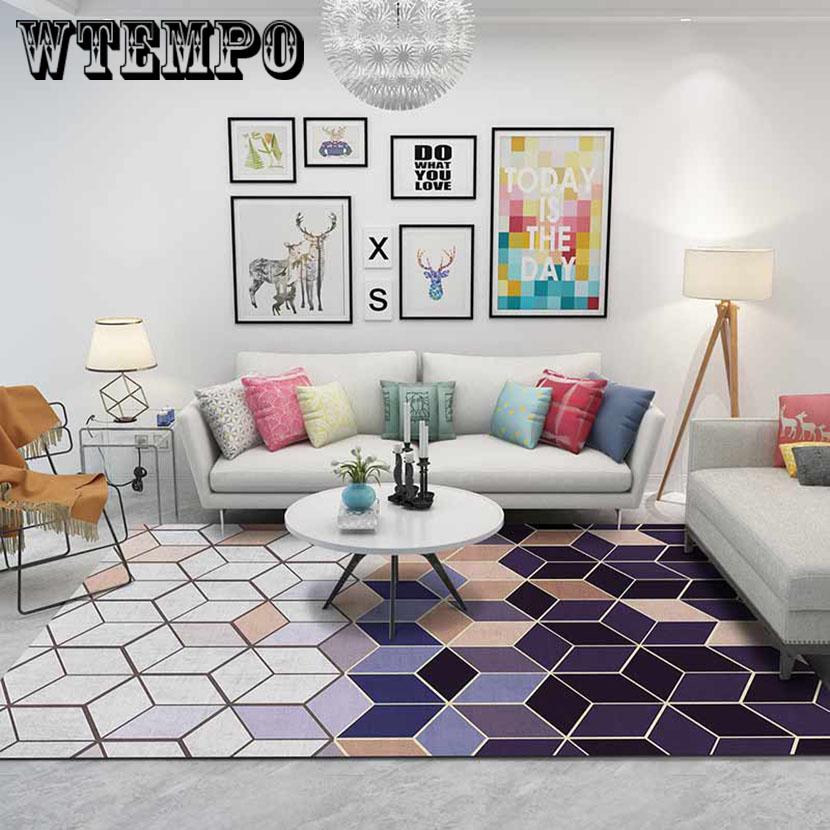 European Geometric Carpet For Living Room Children Bedroom Rugs And Carpets  Cloakroom Carpet