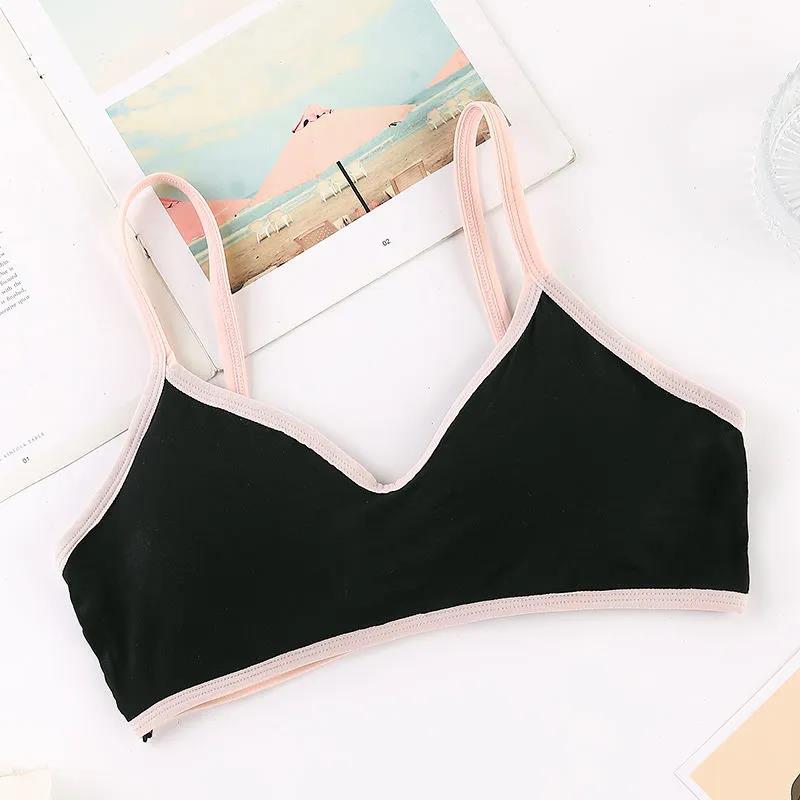 Korean Version of One-piece Bra Sling Sports Gathering Anti Sagging Ring Free Lovely Girl Underwear Bra