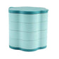 Rotating Jewelry Storage Box Multi-functional Multi-layer Earring Necklace Ring Jewelry Box