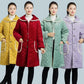 Winter Women's Plush Thickened Cotton Coat Female Large Size Loose Soild Color Outdoor Long Warm Jacket