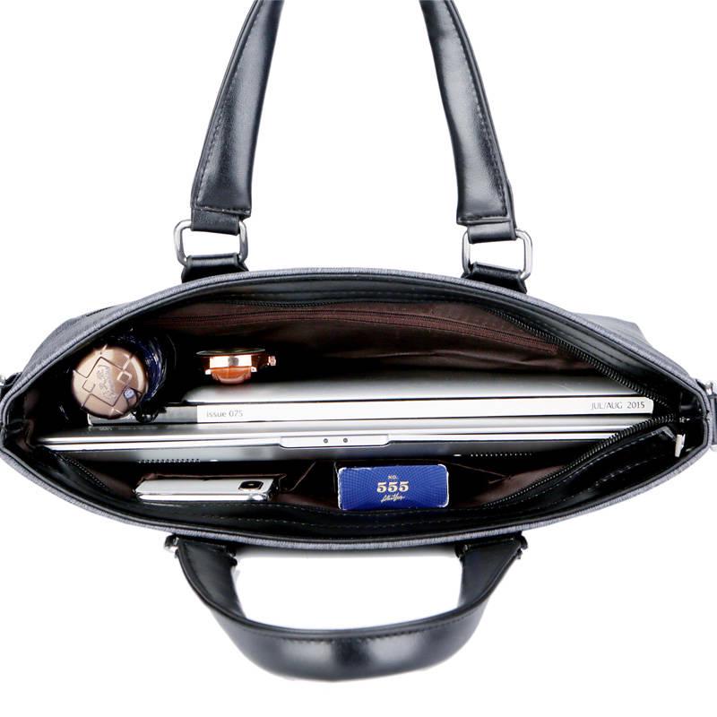 Men's Bag Business Bag Men's Shoulder Messenger Bag Leather Casual Bag