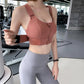 Women's M-XXXXL Size Sports Underwear High-strength Shockproof Gather Anti-sagging Zipper Bra Vest-style Yoga Bra Running Beauty Back Gym Fitness Bra