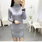 Autumn and Winter Turtleneck Sweater Women Pullover Mid-length Slim-fitting Thick Tight Knit Bottoming Shirt