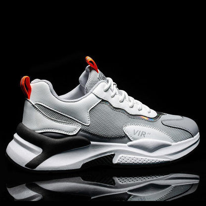 Fall Trend Men's Shoes Breathable Mesh Sneakers All-match Non-slip Men's Casual Old Fashion Shoes