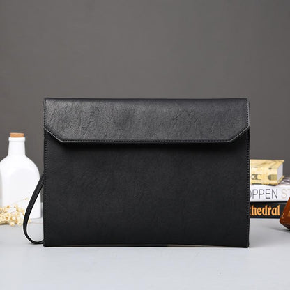 Business briefcase men khaki large capacity retro anti-theft handbag shoulder bags Crossbody bag