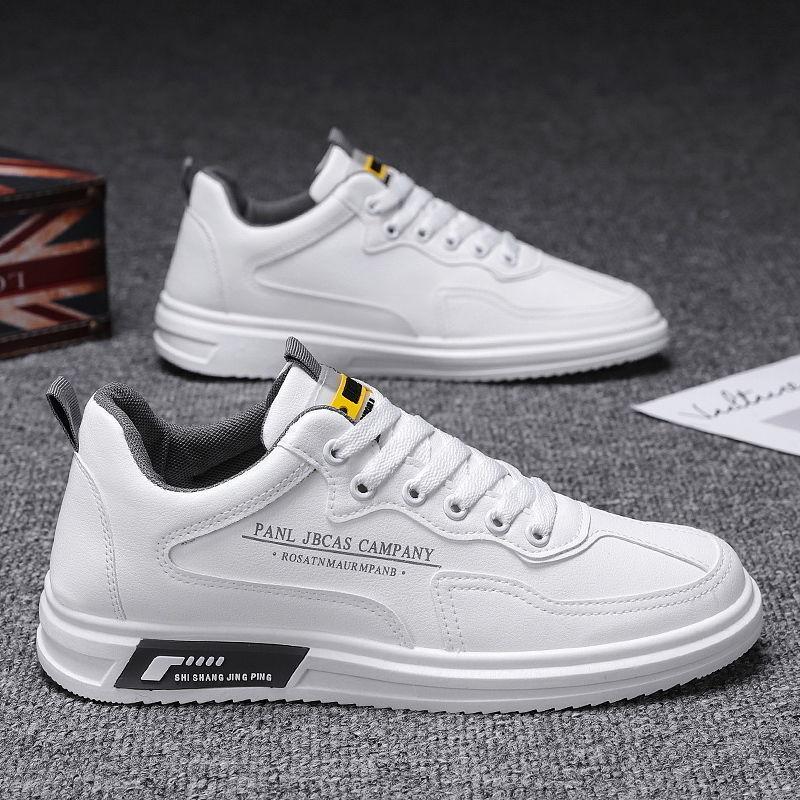 Summer New Sports and Leisure Shoes Men's Breathable All-match White Shoes