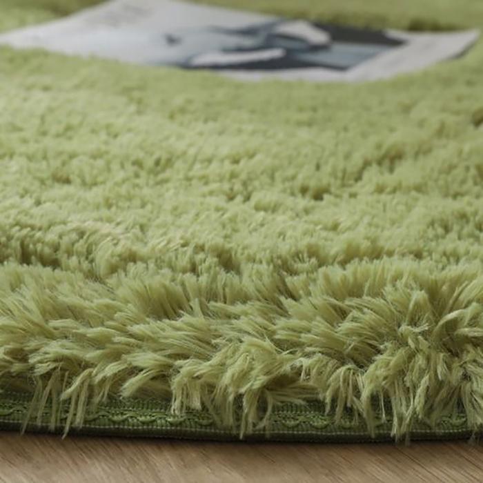 Thicken Round Carpet Living Room Bedroom Cute Room Bedside Carpet Fitness Yoga Carpet Hanging Basket Computer Chair Mat