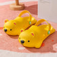 Cartoon Bear Sandals and Slippers Women's Summer Travel Slippers Thick-soled Soft Sandals Parent-child Slippers