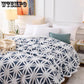 Bed Bedspread Winter Warmth Thickening Three-dimensional Double Layer Comfort Cotton Wool Jacquard Blanket Lamb Wool Blanket Home Textile Bedspread