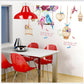 Color Flower Bird Cage Wall Stickers Removable I Like You Romantic Wallpaper