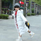 Winter Girls' Cotton-padded Clothes Thick Velvet Pike Clothing Fashion Long Kids Winter Parkas