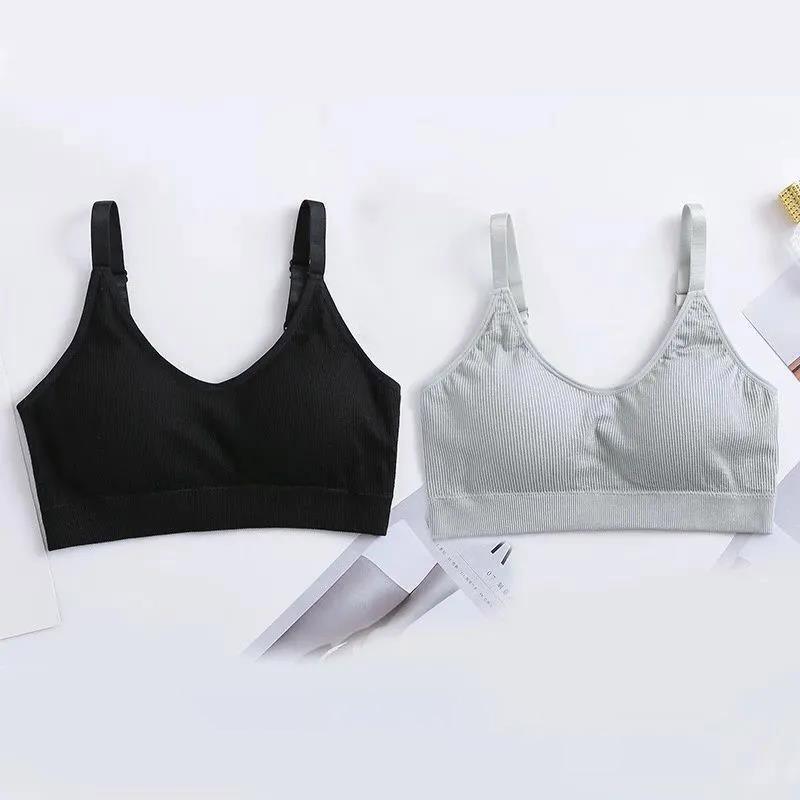 Two-piece Sports Beauty Back Tube Top No Steel Ring Camisole Gathered Anti-shrinking Wrap Chest Can Be Worn Outside Women's Underwear Bra
