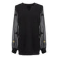 Large Size Chiffon Shirt Women's Spring and Summer Embroidered Loose Blouses