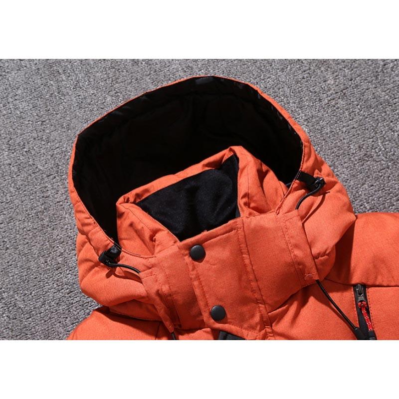 Winter Thick Down Jacket European and American Fashion Outdoor Leisure Warm Hooded Down Jacket