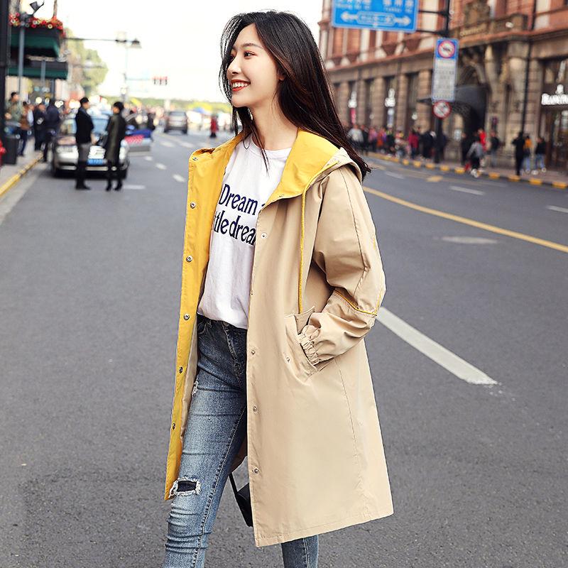 Women Short Jacket 2019 Fashion Windbreaker Hooded  Pocket Short Outerwear Female Top Plus Size