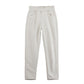 Off-white Corduroy Pants Women's Winter Plus Velvet Thickened Warmth Elastic High Waist Loose Straight Velvet Harlan Carrot Pants