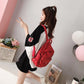 Two-piece Sportswear Suit Women's Summer Suit Round Neck Short-sleeved Top Loose Shorts Summer Ladies Suit Sweet and Cute