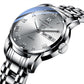 Automatic Watches for Men Luxury Phase Mens Mechanical Watch Skeleton Rose Gold Horloges