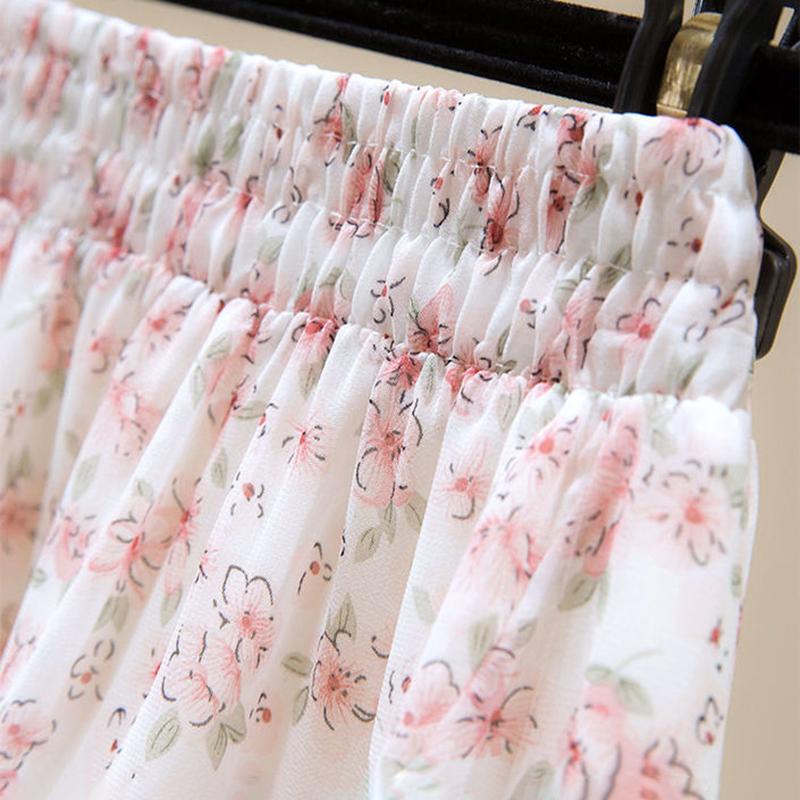 Half-length Skirt Summer Floral Irregular Ruffled Wild A-line Super Fairy Cake Skirt Female Layered Irregular Skirt Fabric Light and Breathable