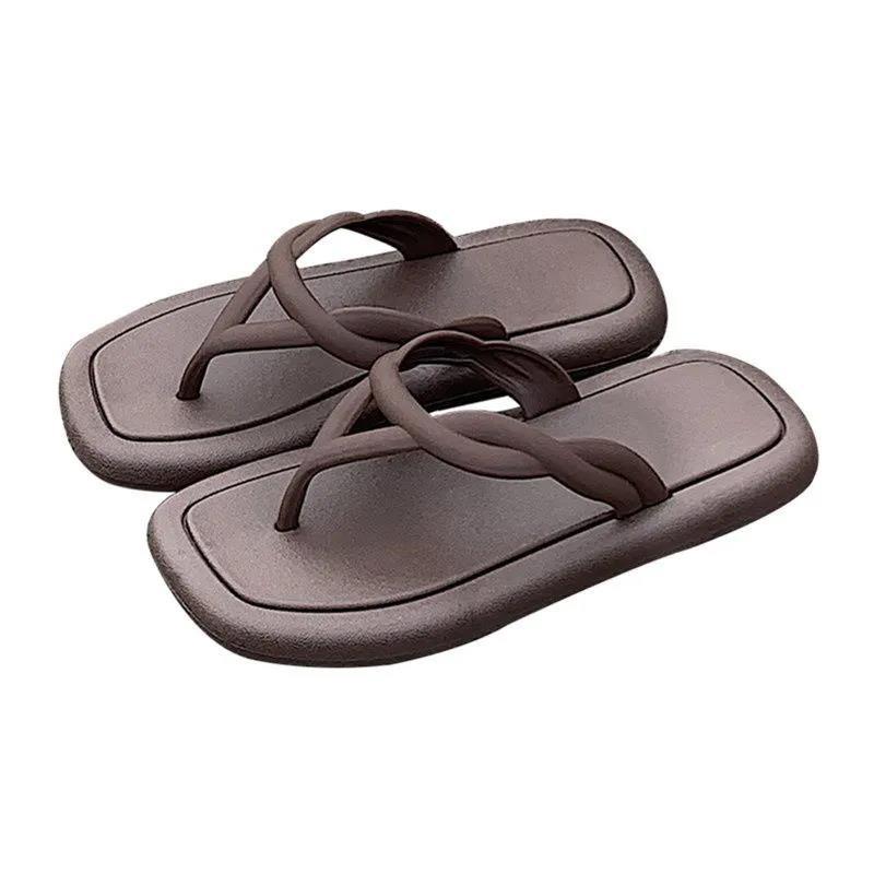 Flip-flops Female Summer Fairy Style Casual Fashion Korean Retro Flip-flops Vacation Beach Sandals and Slippers