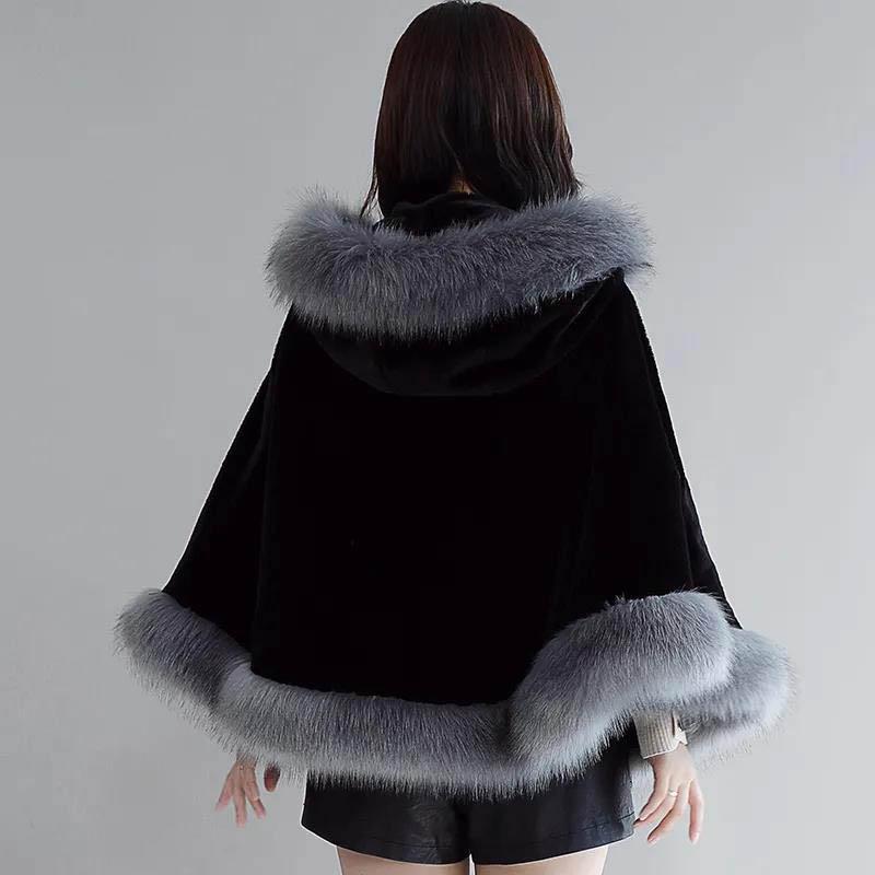 Plush Jacket Women's Lamb Cashmere Short Section Plus Cotton Thickening Slim Slimming Fur Shawl