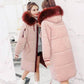 Gold Velvet Cotton-padded Jacket Women's Mid-length Student Winter Jacket Down Cotton-padded Jacket Women