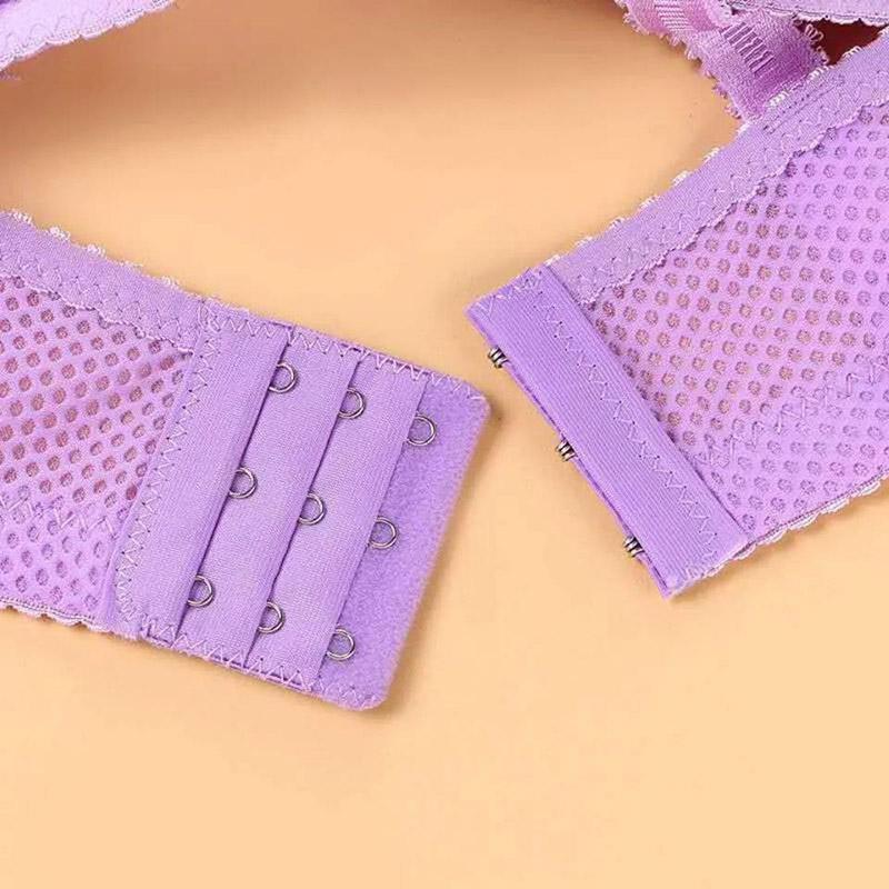 Thin Sexy Beautiful Back Breathable Lace Without Steel Rings Gathering Adjustable Anti-sagging Women's Underwear Bra