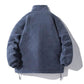 Lamb Wool Cotton Jacket Men's Korean Loose Thick Padded Jacket Lamb Wool Cotton Jacket