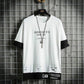 Short-sleeved Men's Summer Loose Original Five-point Sleeve Ins Short-sleeved T-shirt Male Handsome Five-point Sleeve Tide