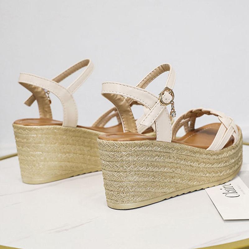 Mid-heel Sandals Women's Summer Slope with Platform Sandals