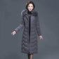 Large Size Parkas Women Parkas Winter Lady Fur Collar Warm Outwear Down Coat Warm Long Overcoat