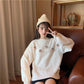 Autumn and Winter Sweater Women Loose Sweet Three-dimensional Cherry Pullover Student Long-sleeved Sweater Outer Wear Sweater