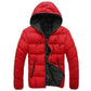 Men's Feather-padded Jacket Lightweight Casual Men's Jacket Autumn and Winter Youth Hooded Jacket