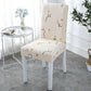 Geometry Spandex Chair Slipcover Printed Stretch Elastic Chair Cover for Dining Room Office Wedding Banquet Party 1PC