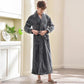 V-neck Cashmere Couple Bathrobes Men Pajamas Winter Warm Home Clothes Ladies Quick-drying Robe Coat Long