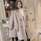 Urban Fashion Mid-length Women's Windbreaker Winter Sexy Slim-fit Plus Size Women's Jacket