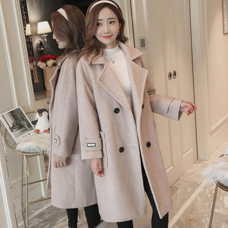 Urban Fashion Mid-length Women's Windbreaker Winter Sexy Slim-fit Plus Size Women's Jacket