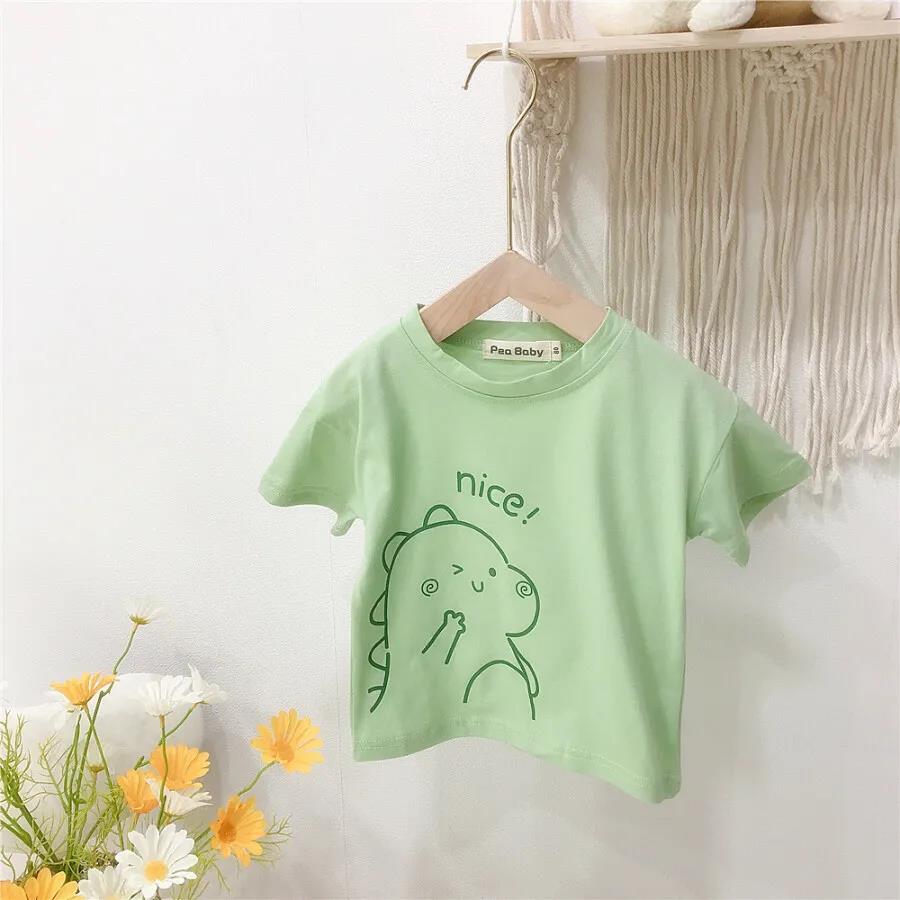Kids Girl T Shirt Summer Baby Cotton Tops Toddler Tees Clothes Children Clothing Cartoon T-shirts Short Sleeve Casual Wear