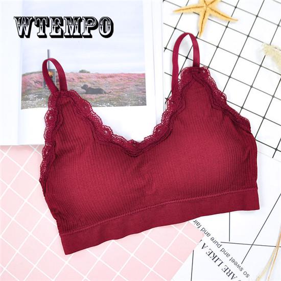 Women Sport Bra Fitness Top Yoga Bra For Cup A -D Black White Daily Wear Wire Free Seamless Solid