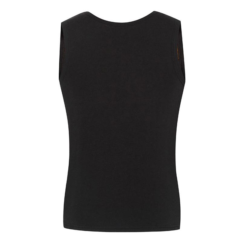 Men Winter Autumn Plus Velvet Thicken Thermal Underwear Tight Vest High Elasticity Comfortable Versatile Soft Lining O-neck Male Sleeveless Breathable