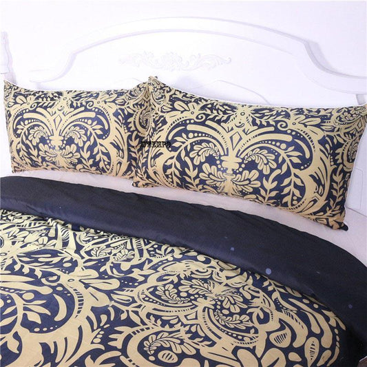 Duvet Cover Set 3D Embroidery  Painting 4PCS Bedding Sets Comforter Duvet Set 11 Sizes Choose