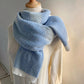 Autumn and Winter Women's Scarf Imitation Cashmere Thickening Fashion Warm Scarf Pure Color Wild Scarf Shawl