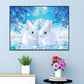 Cartoon Rabbit Diamond Painting for Beginners Point Sticking Brick Stone Show Cross Stitch Living Room Full of Diamond Diamond Painting